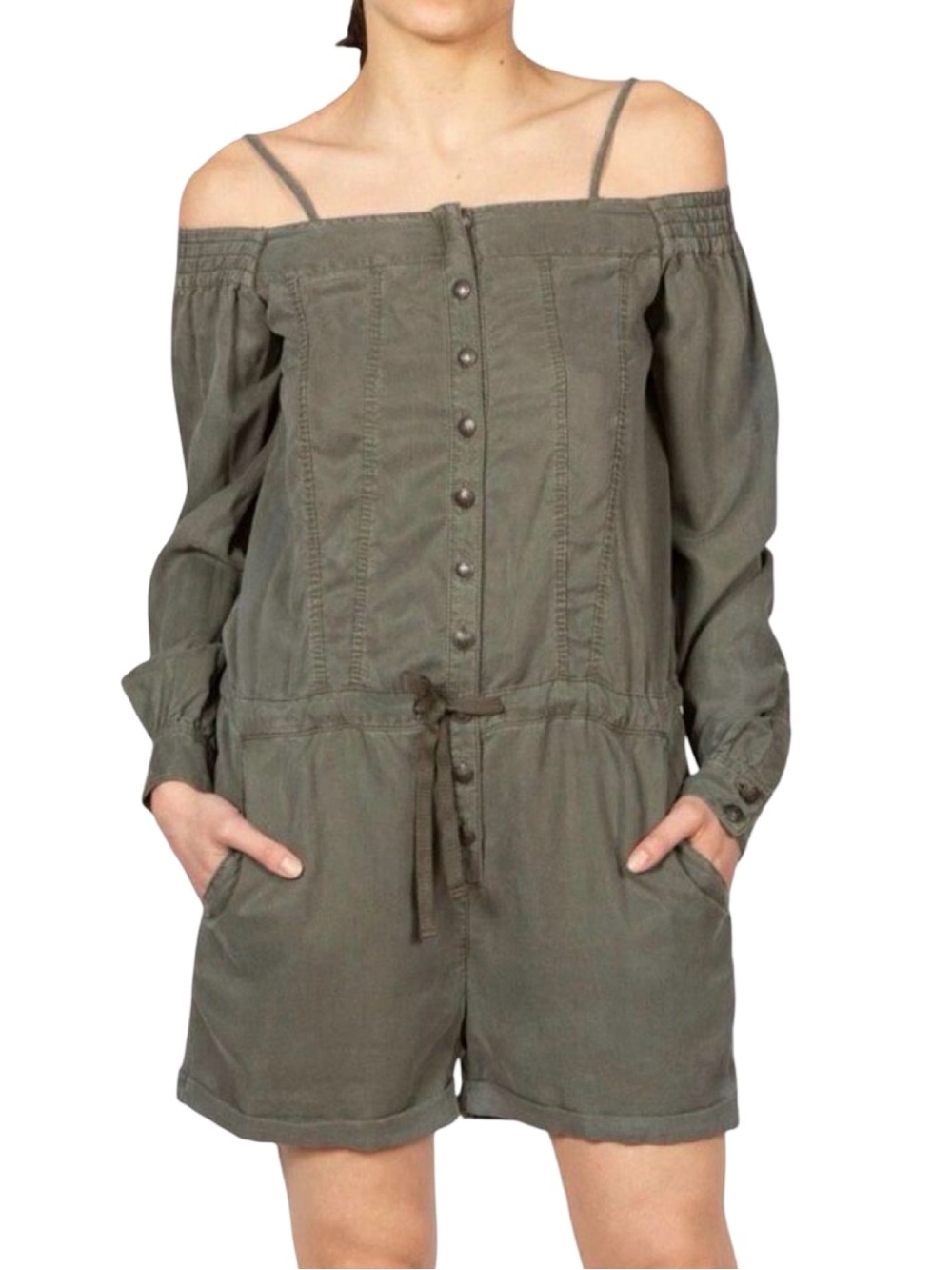 The Kooples Jeans Lorie Pleats Jumpsuit - Size 3 (US L 29/30)